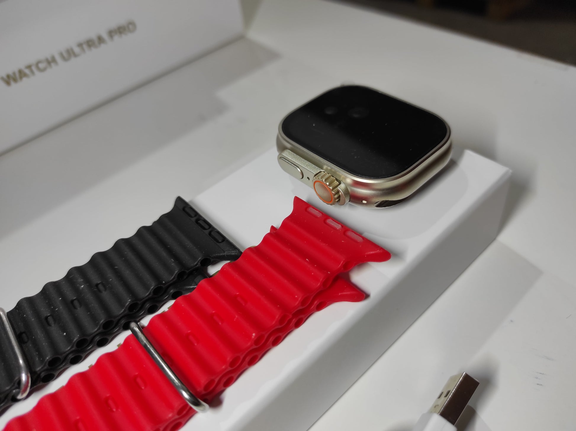 Smartwatch Ultra Pro con 2 correas ( negro + rojo ) - additional image 11