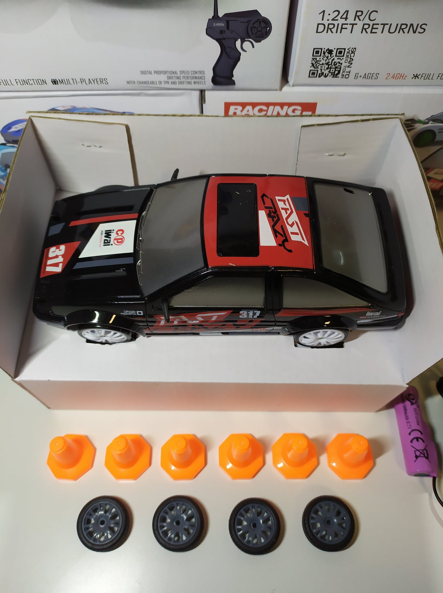 Coche teledirigido drift 1:24 RETRO - additional image 10